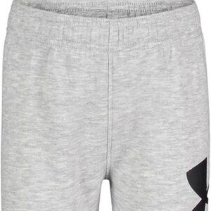 Under Armour Kids Big Logo Jogger, Gray Heather Fleece Sweats UAFG05E-052 Size 4